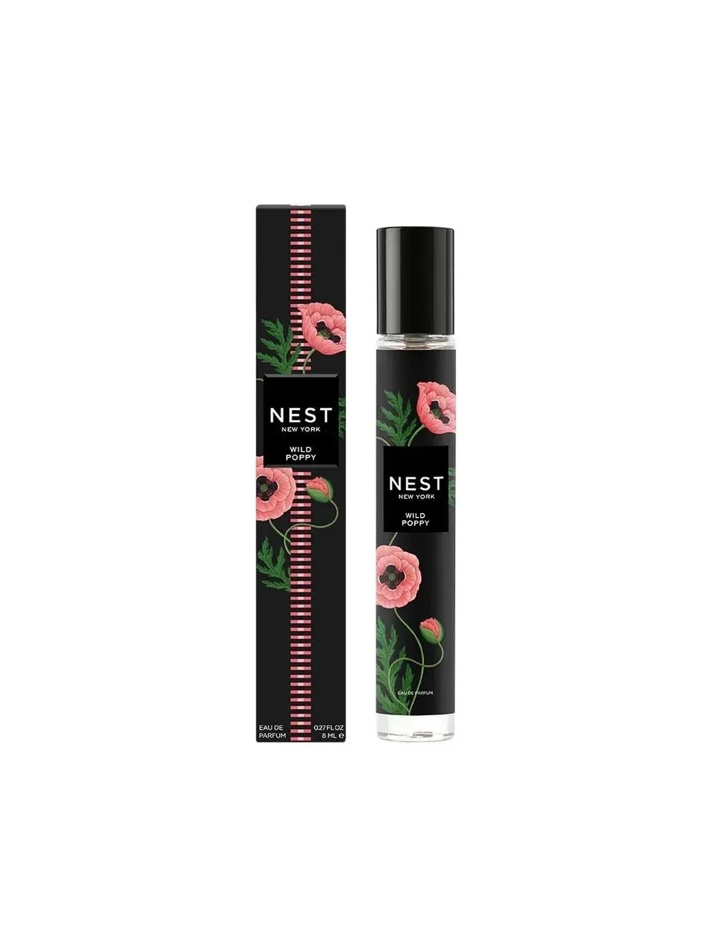 NEST Fragrances Wild Poppy Rollerball - Black & Pink